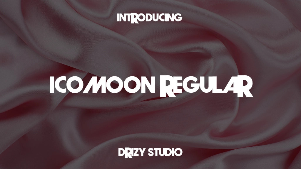 icomoon Regular Font Sample Images  1