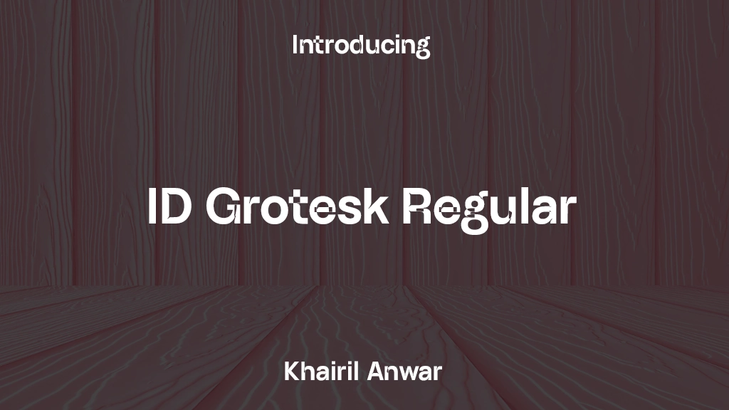 ID Grotesk Trial Regular Font Sample Images  1