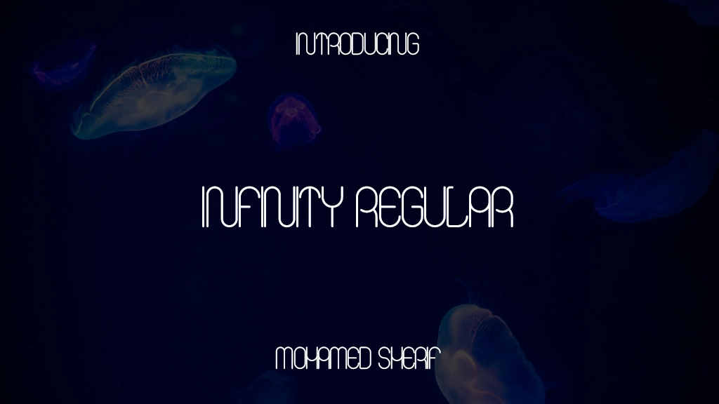 Infinity Regular Font Sample Images  1