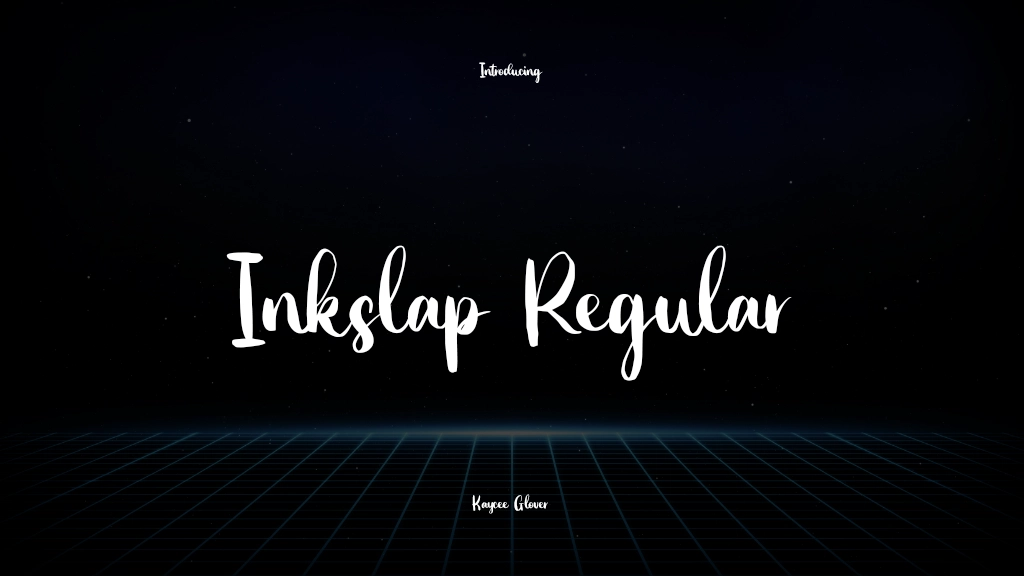 Inkslap Regular Font Sample Images  1