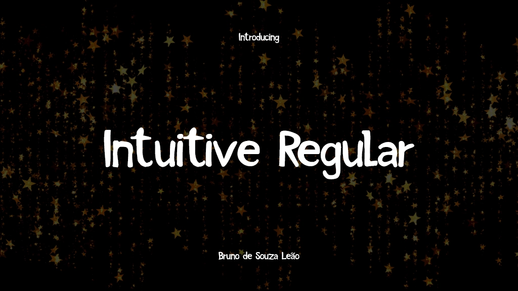 Intuitive Regular Font Sample Images  1