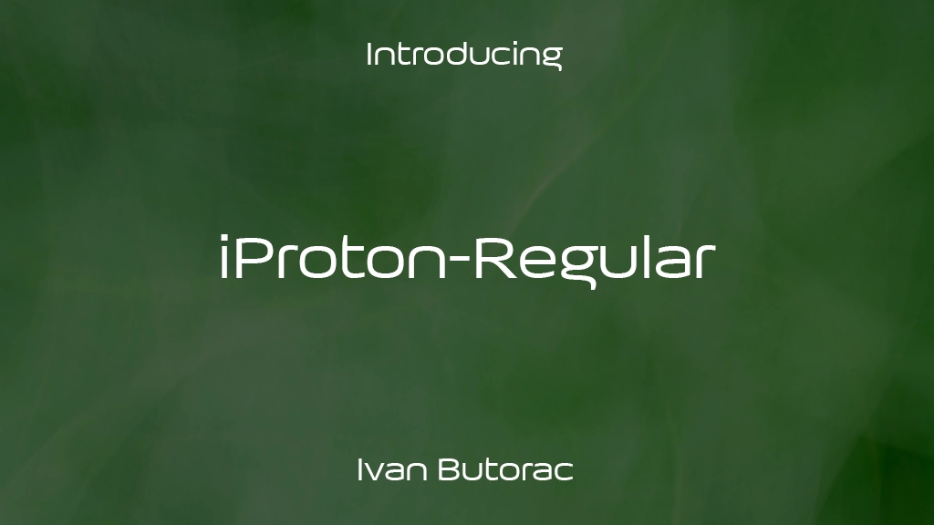 iProton-Regular Font Sample Images  1