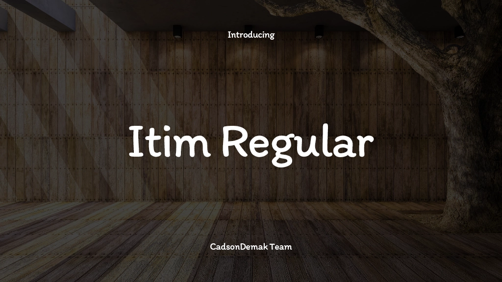 Itim Regular Font Sample Images  1