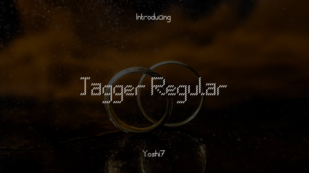 Jagger Regular Font Sample Images  1