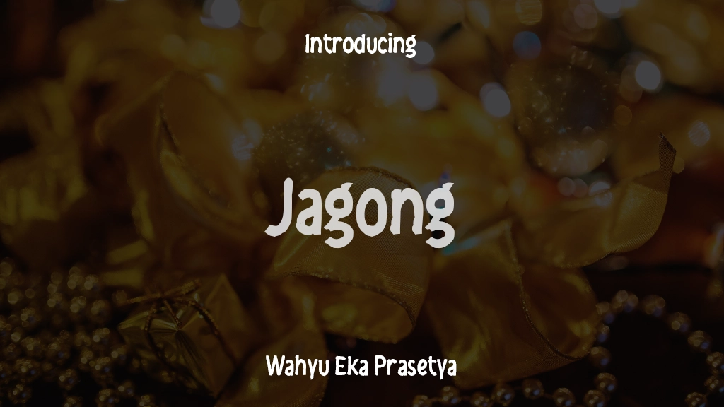 Jagong Font Sample Images  1