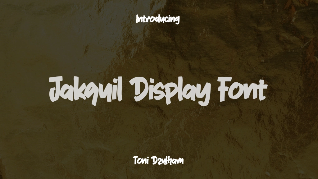 Jakquil Display Font Font Sample Images  1