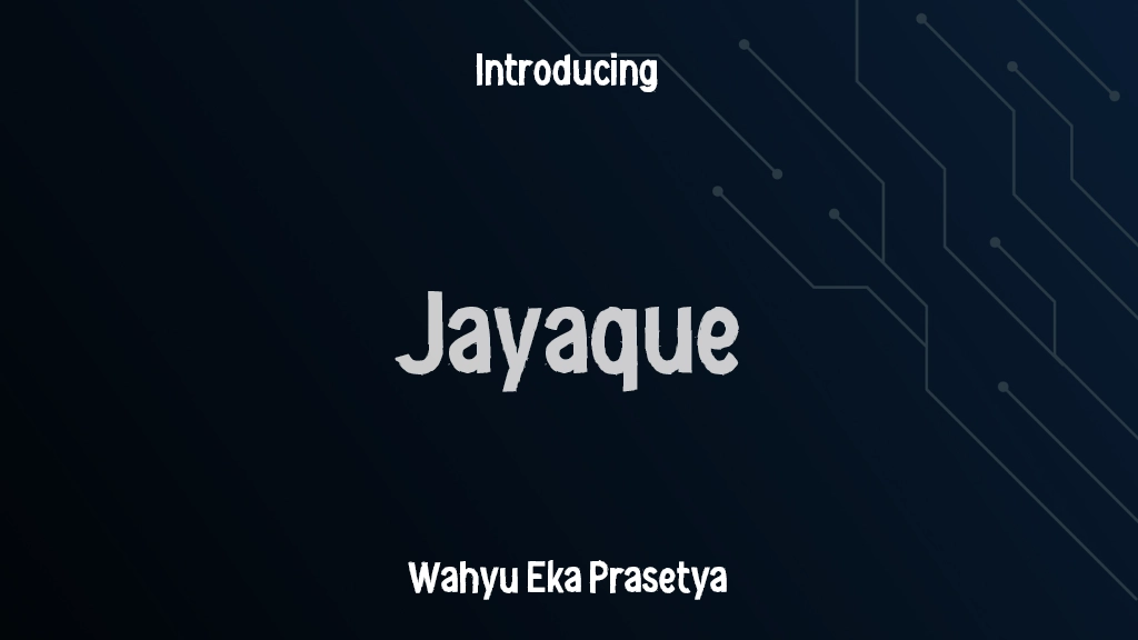 Jayaque Font Sample Images  1