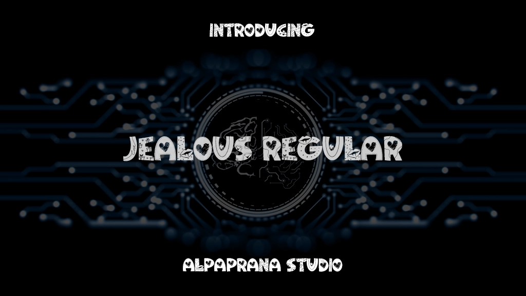 Jealous Regular Font Sample Images  1