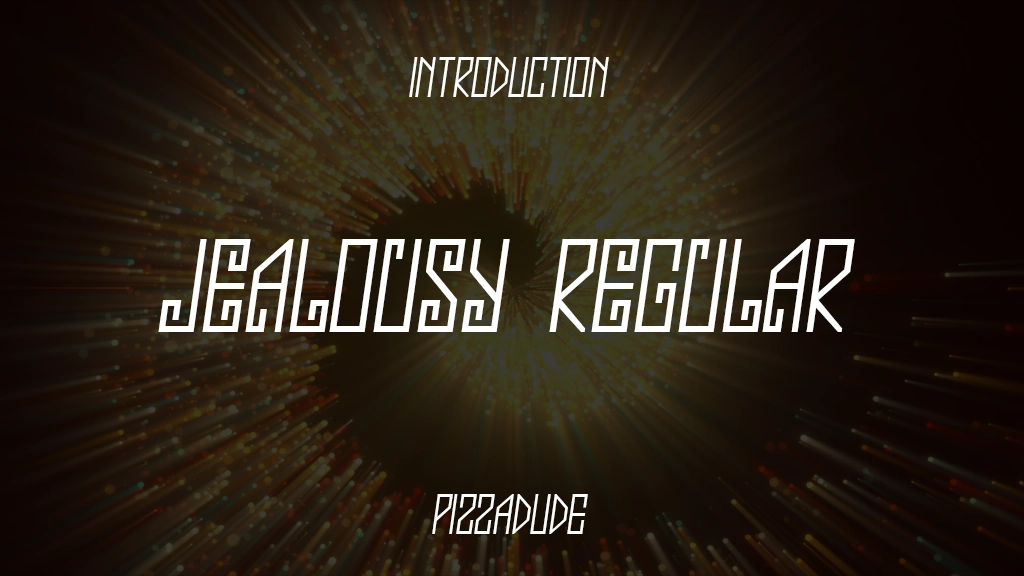 Jealousy Regular Font Sample Image 1