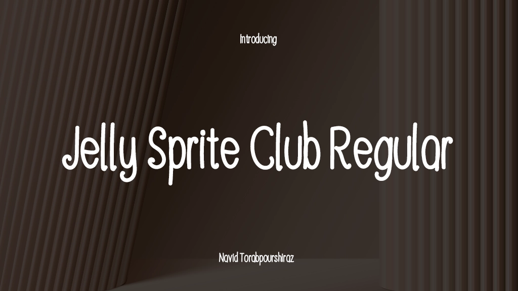 Jelly Sprite Club Regular Font Sample Images  1