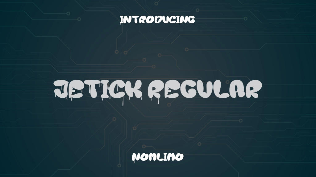 JETICK Regular Font Sample Images  1