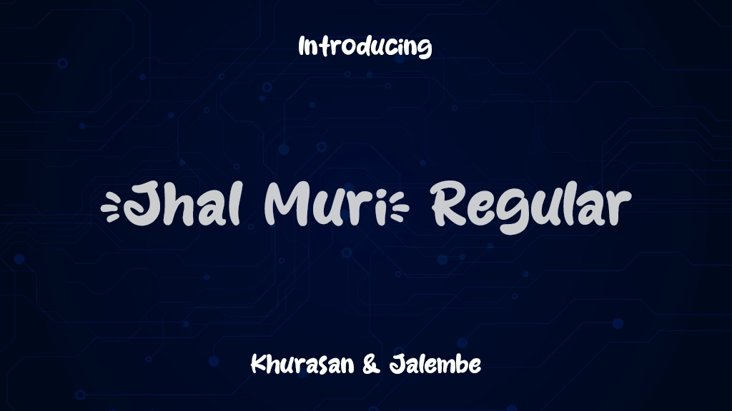 Jhal Muri Regular Font Sample Images  1