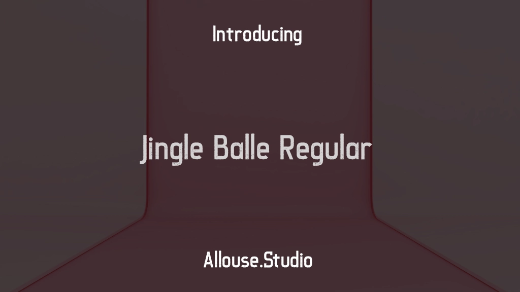 Jingle Balle Regular Imagens de amostra de fonte  1