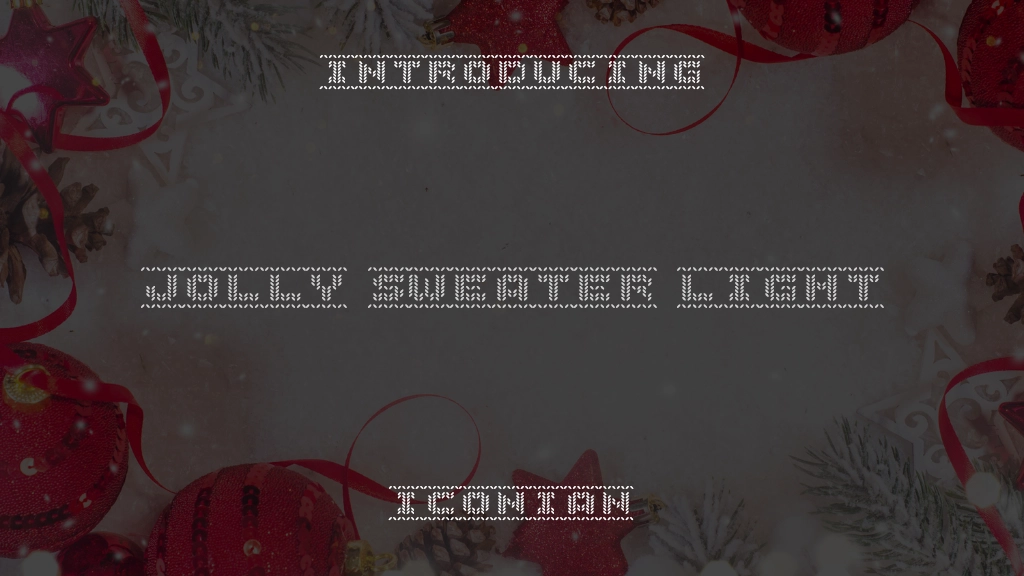 Jolly Sweater Light Font Sample Images  1