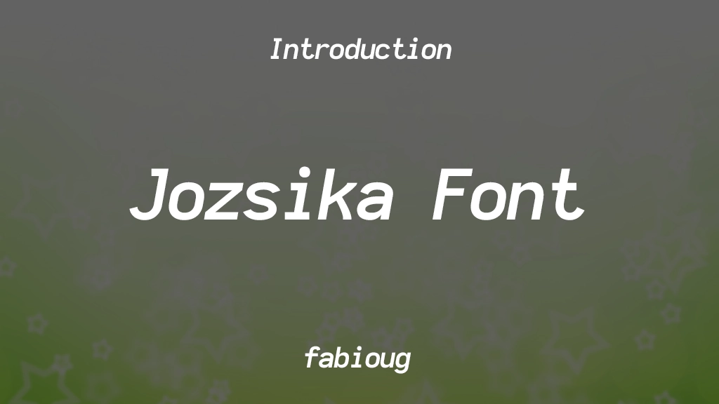 Jozsika Font Font Sample Images  1