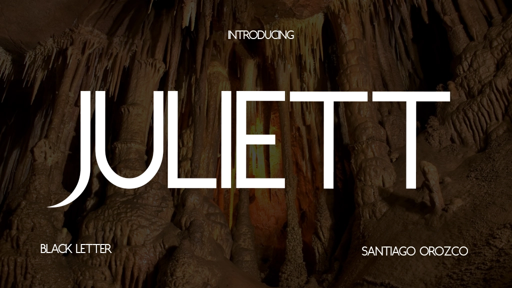 JULIETT Font Sample Image 1