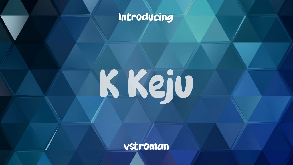 K Keju Font Sample Images  1