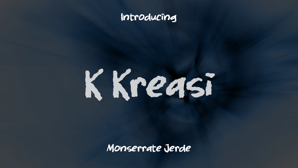 K Kreasi Font Sample Images  1