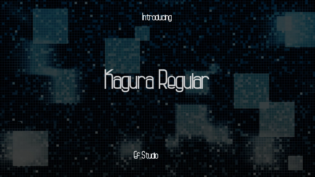 Kagura Regular Font Sample Images  1