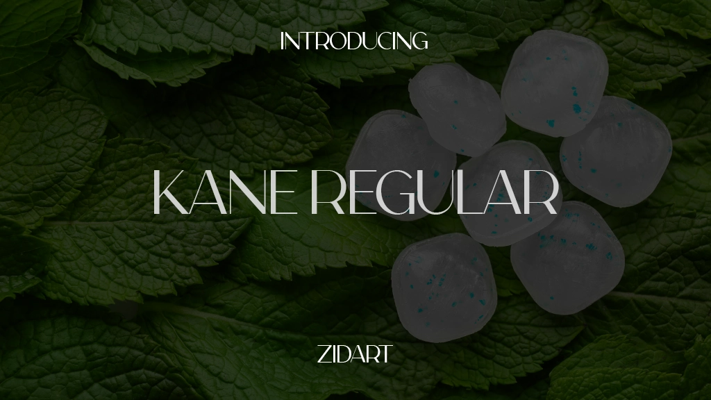 Kane Regular Font Sample Images  1