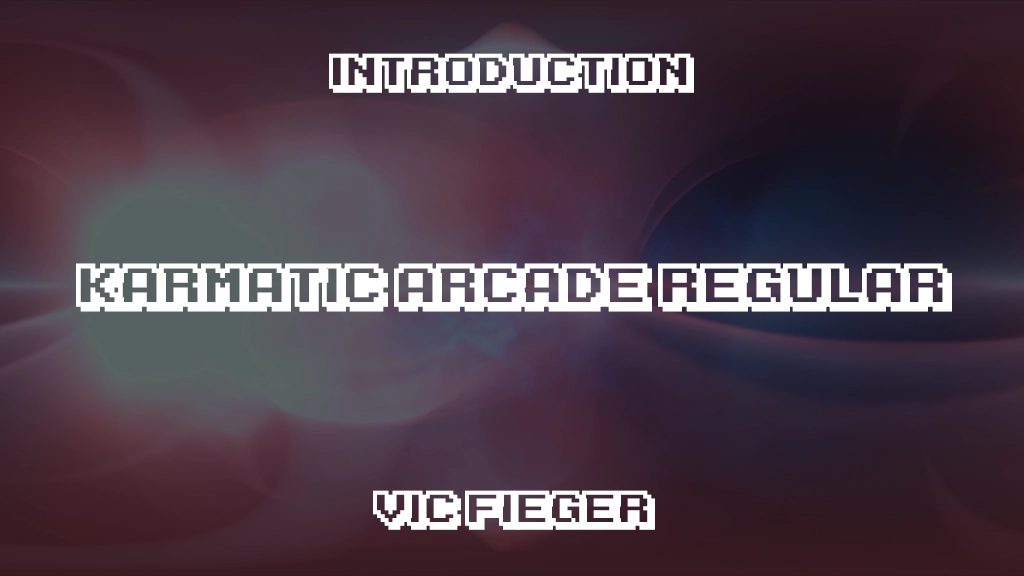 Karmatic Arcade Regular Font Sample Image 1