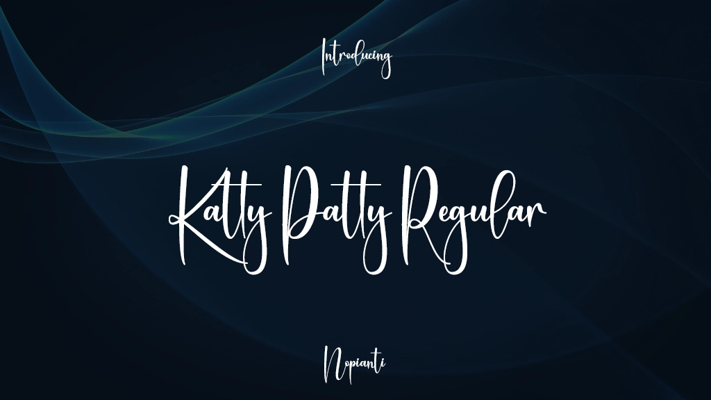 Katty Patty Regular Font Sample Images  1