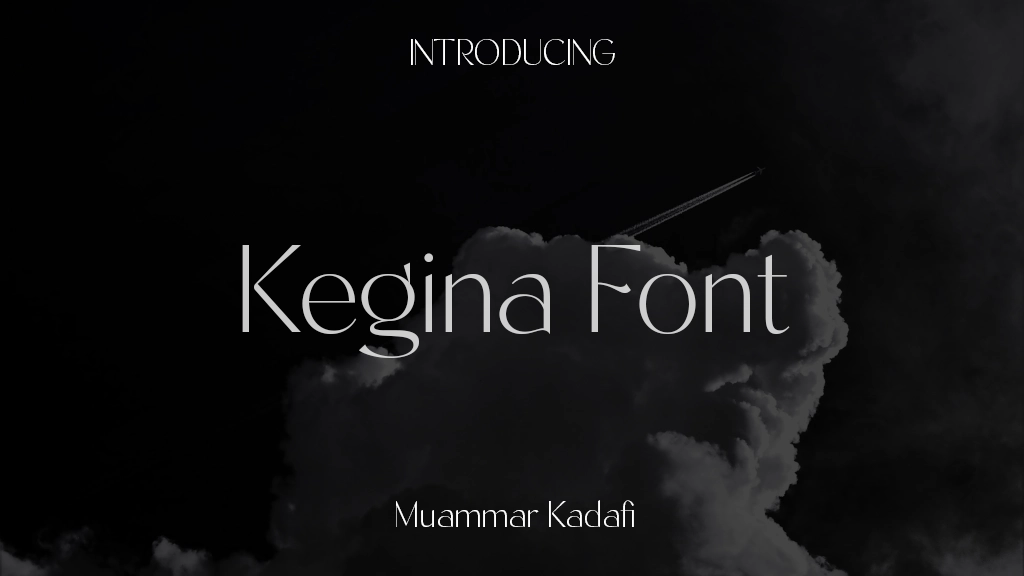 Kegina Font Font Sample Images  1