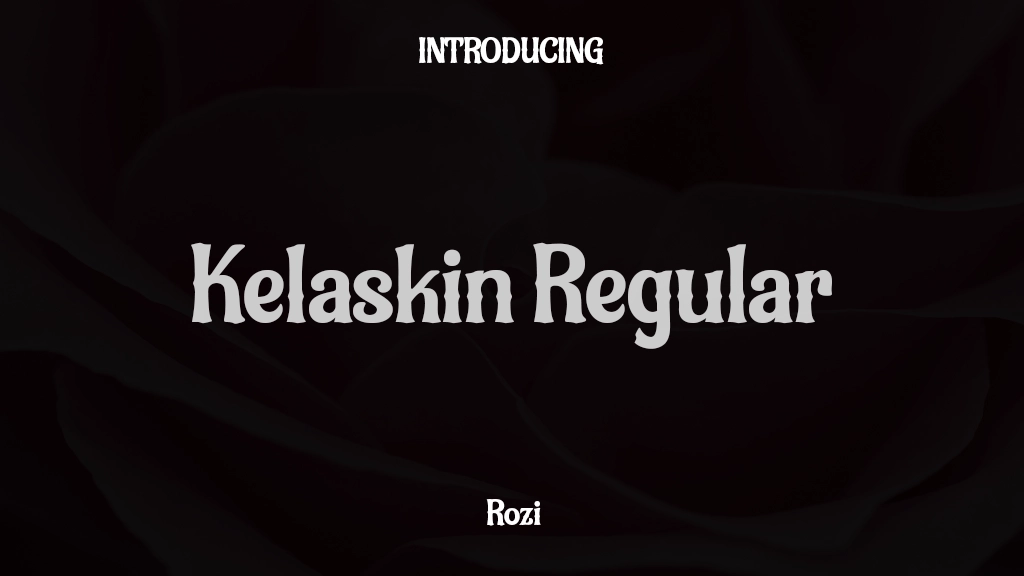 Kelaskintrial Regular Font Sample Images  1