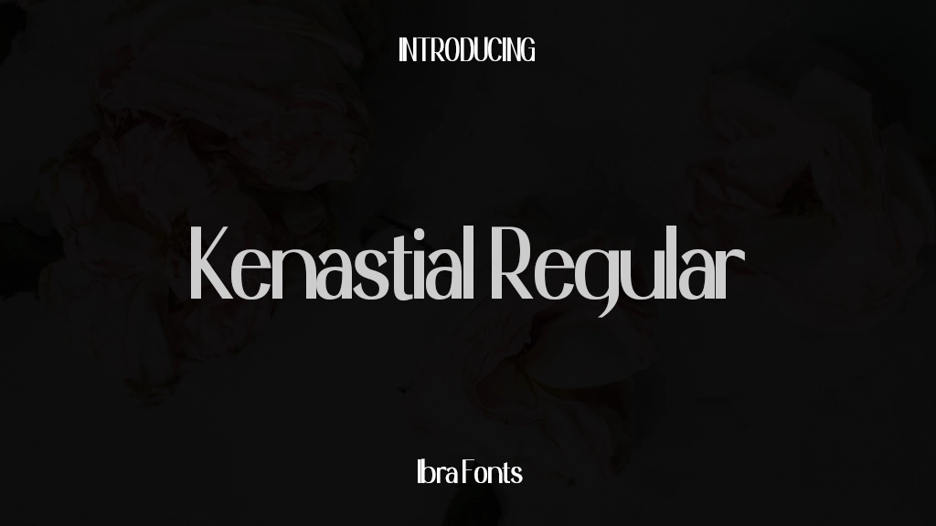 Kenastial Regular Font Sample Images  1