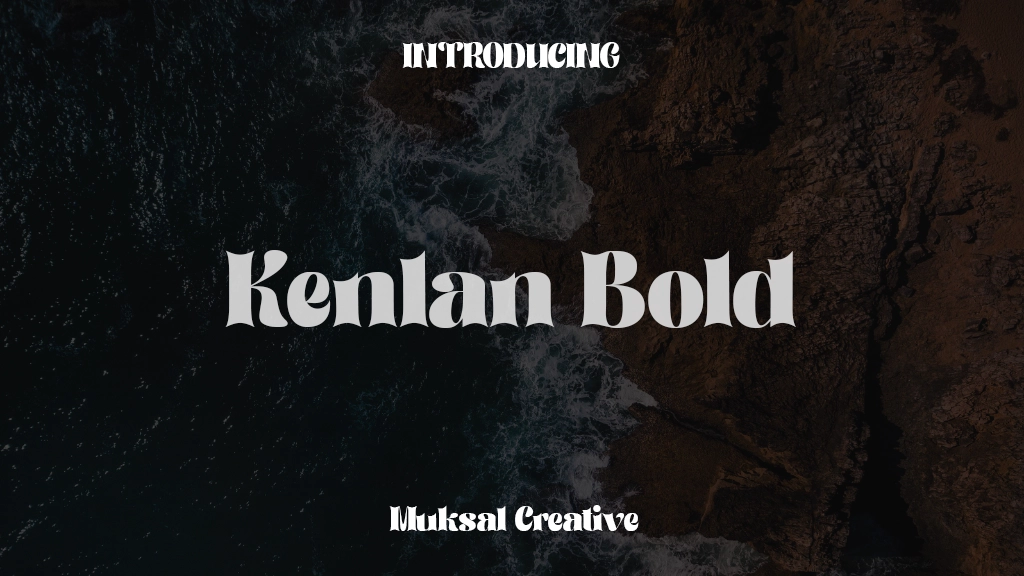 Kenlan Bold Font Sample Images  1