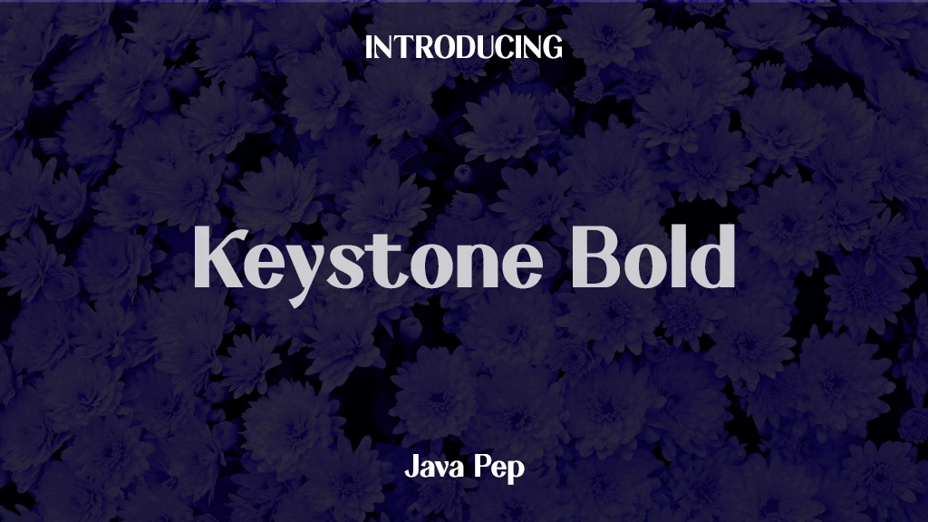 Keystone Bold Font Sample Images  1