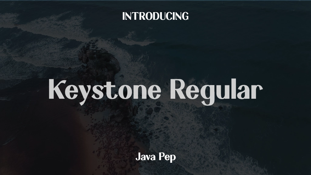 Keystone Regular Font Sample Images  1