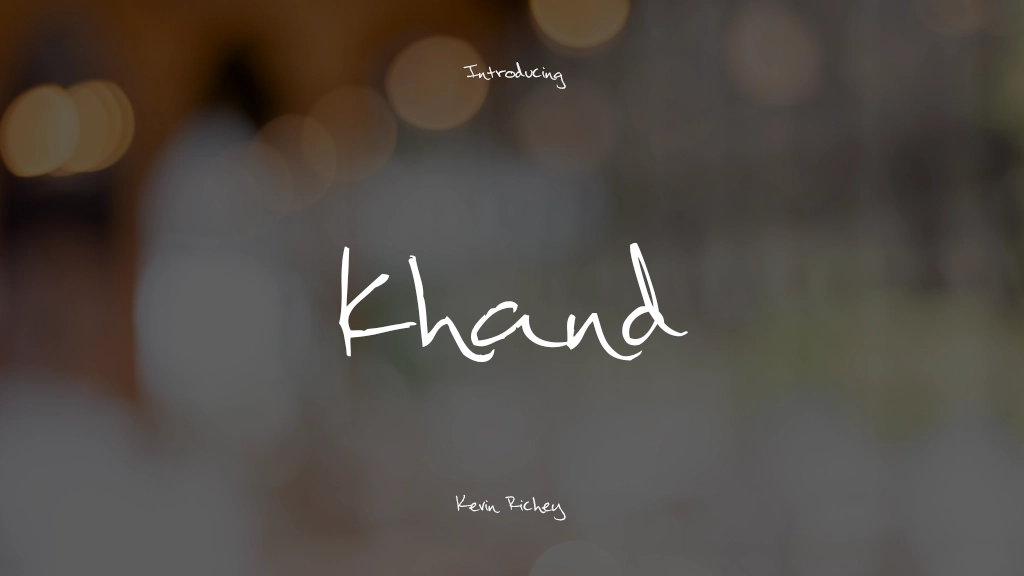 khand Font Sample Images  1