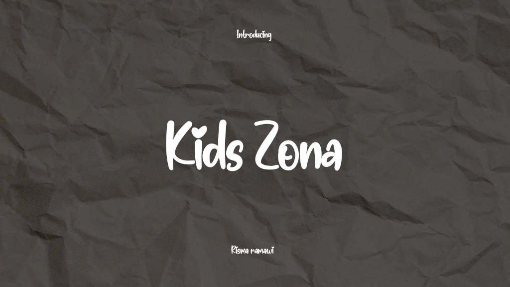 Kids Zona Font Sample Images  1