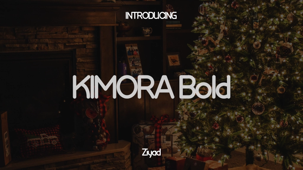 KIMORA Bold Immagini di esempio dei caratteri  1