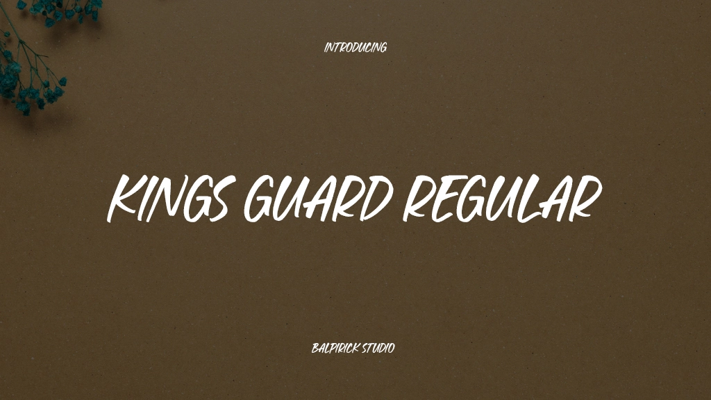 Kings Guard Regular Font Sample Images  1