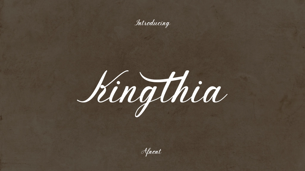 Kingthia Font Sample Images  1