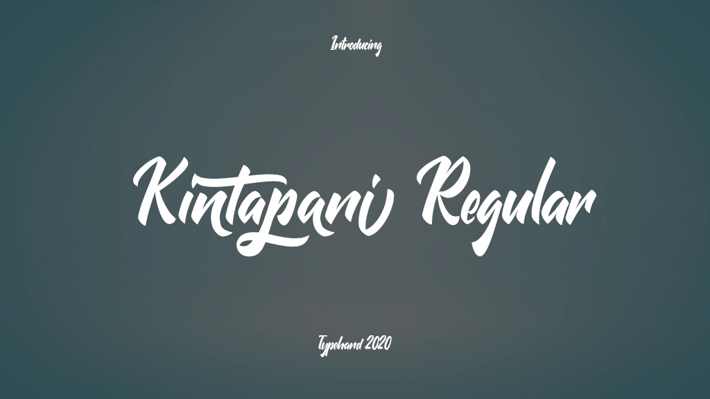 Kintapani Regular Font Sample Images  1