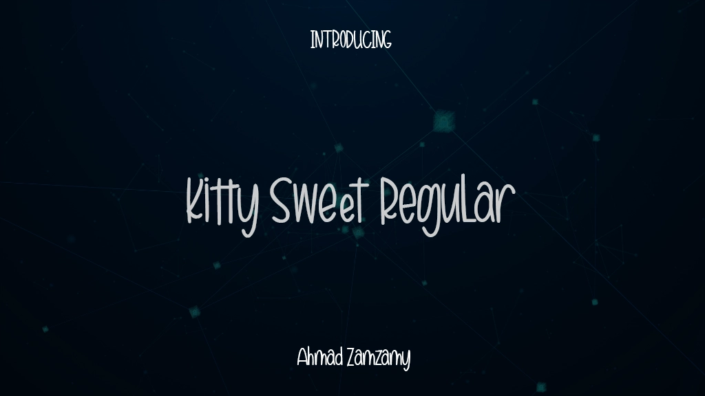 Kitty Sweet Regular Immagini di esempio dei caratteri  1