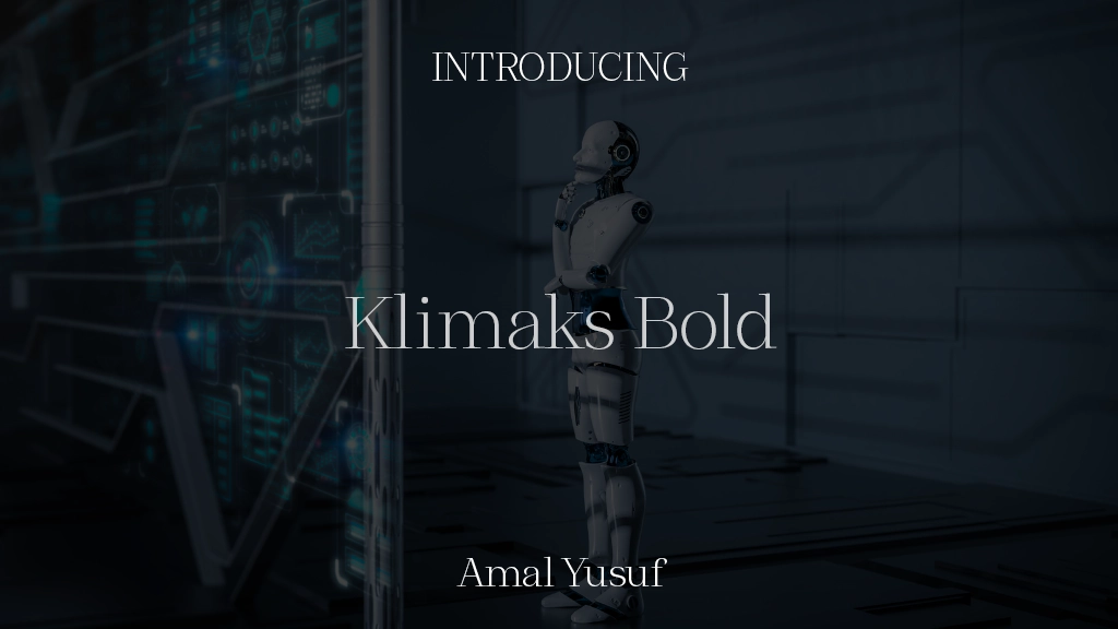 Klimaks Bold Font Sample Images  1