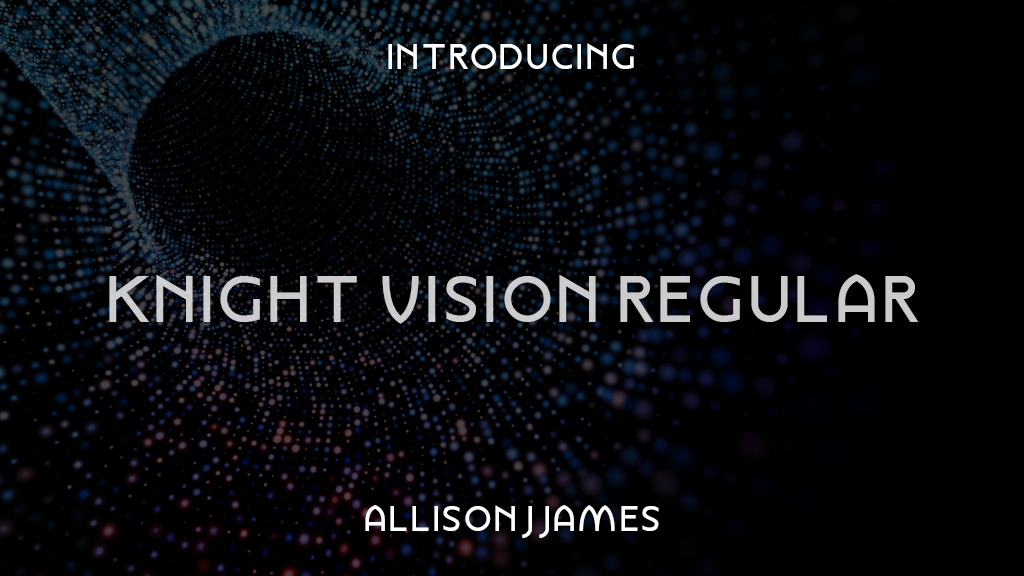 Knight Vision Regular Font Sample Images  1