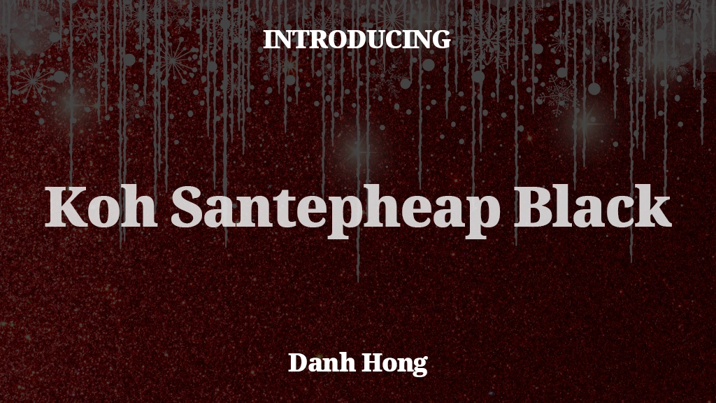 Koh Santepheap Black Font Sample Images  1