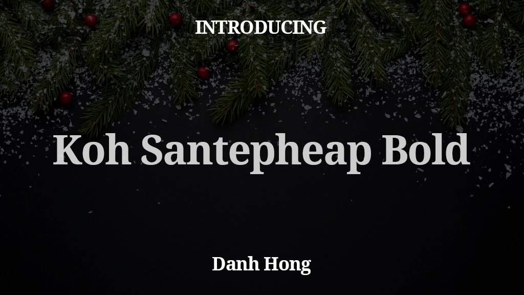 Koh Santepheap Bold Font Sample Images  1