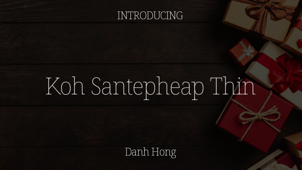 Koh Santepheap Thin Font Sample Images  1