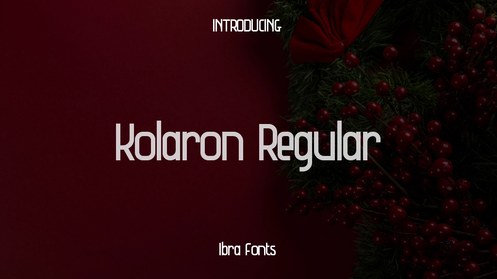 Kolaron Personal Use Regular Font Sample Images  1