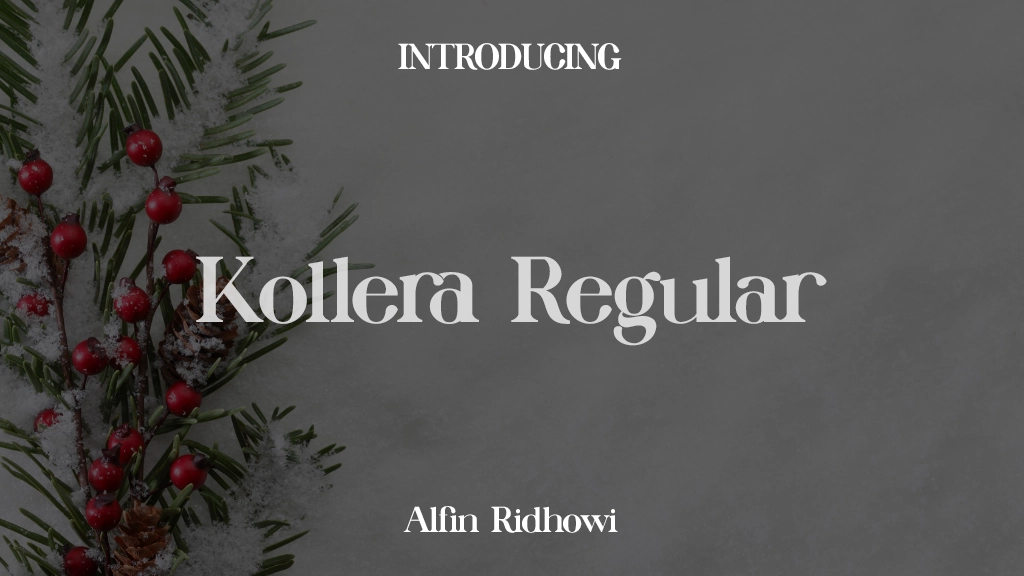 Kollera Regular Font Sample Images  1