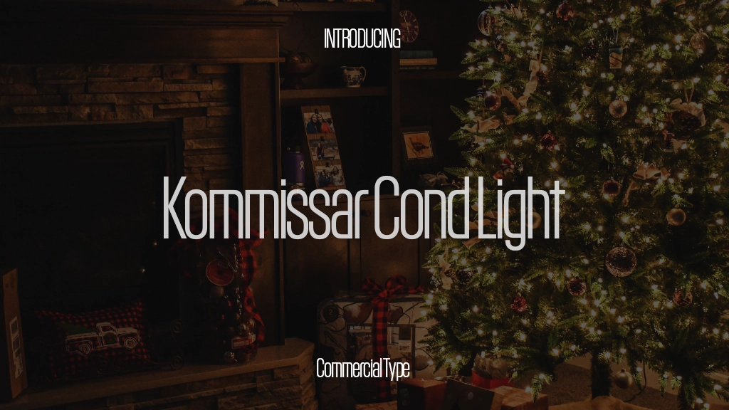 Kommissar Cond Trial Light Font Sample Images  1