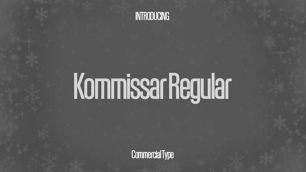 Kommissar Trial Regular Font Sample Images  1