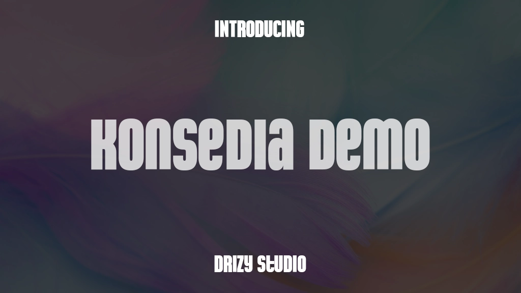 Konsedia Demo Font Sample Images  1