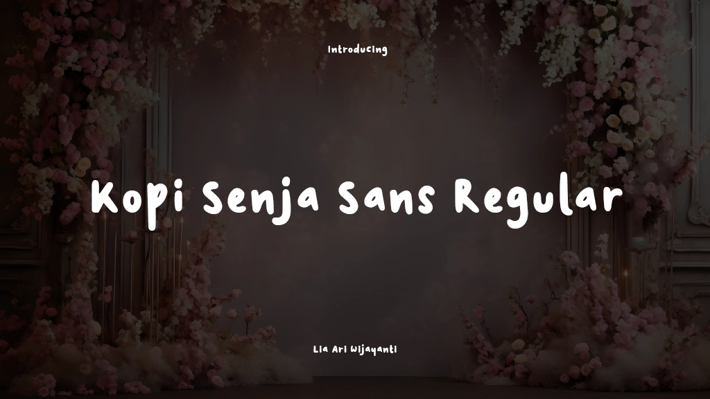 Kopi Senja Sans Regular Font Sample Images  1